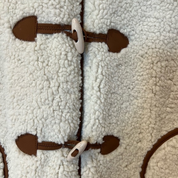 Scotch & Soda Short Teddy Jacket in Off White (M) - Picture 12 of 15